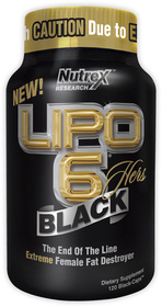 Lipo-6 Black Hers DMAA (120капс. жиросжигатель) NUTREX