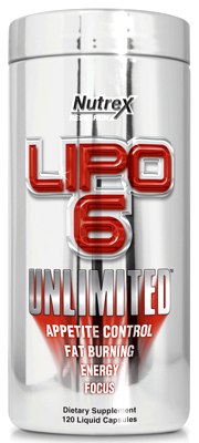 Lipo-6 UNLIMITED (120капс. жиросжигатель) NUTREX