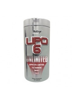 Lipo-6 Intl UNLIMITED (120капс. жиросжигатель) NUTREX