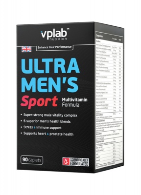 Ultra Mens Sport Multivitamin Formula (90капс.)  VPLab