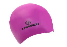 Шапочка для плав.силикон. Larsen CS/LS78 розовый неон