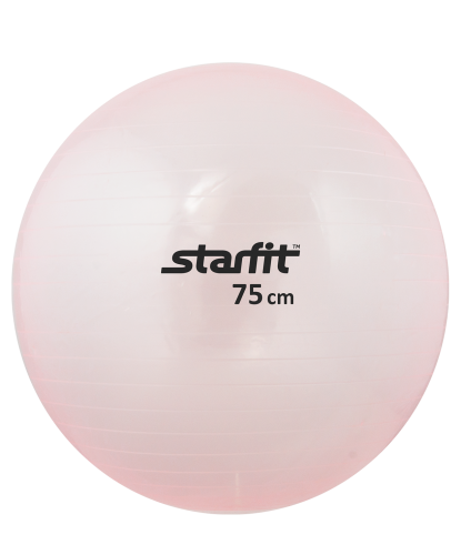 Мяч гимнастический STARFIT GB-105 75см прозрачный