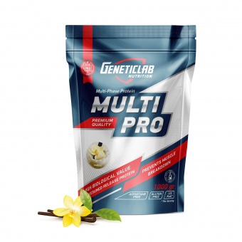 Multi Pro (мультикомпонент. протеин/ ваниль ) 1кг /Geneticlab