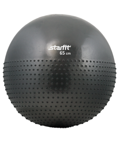 Мяч гимнастический STARFIT GB-201 65см полумассажн.