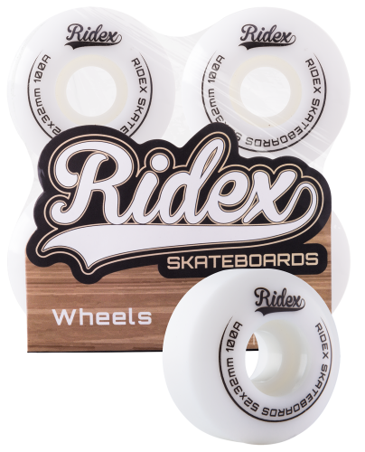 Колеса для скейтбордов RIDEX SB, 100А  (комплект 52*32)