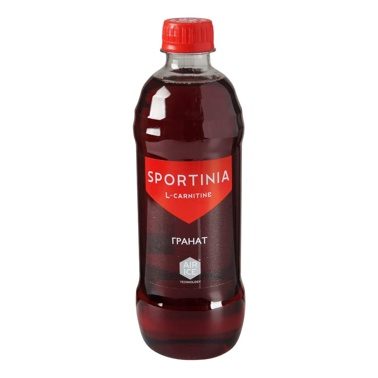 Напиток Sportinia L-карнитин Гранат (0,5л/ 1500мг карнитина)