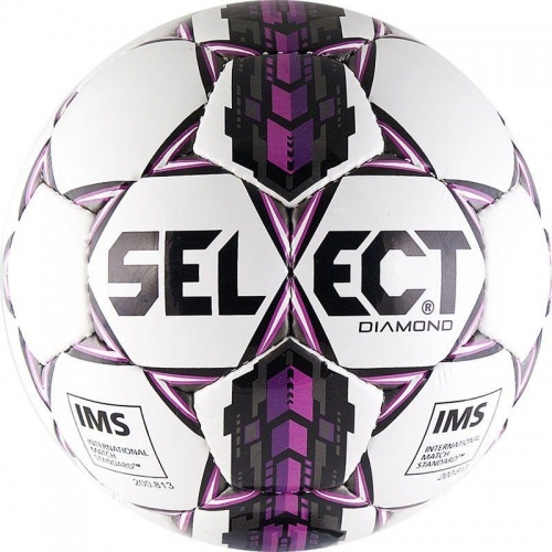 Мяч футбольный SELECT Diamond р.5 глянц.ПВХ,лат.кам.,ручн.