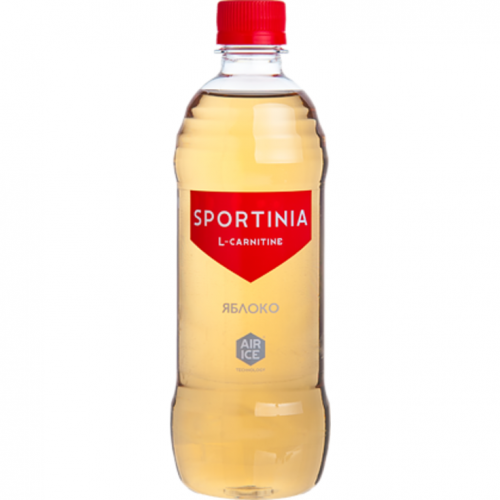 Напиток Sportinia L-карнитин Яблоко (0,5л/ 1500мг карнитина)