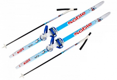 Комплект лыж STC 130см+Combi+палки