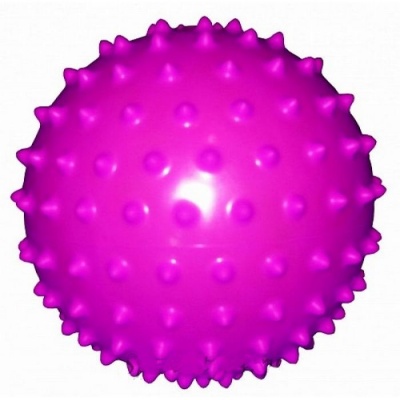 Мяч массажный Larsen SMB-07  ( роз. фиолет) (23см)