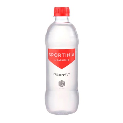 Напиток Sportinia L-карнитин Грейпфрут (0,5л/ 2500мг карнитина)