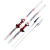 Лыжи подростковые "Ski Race" бел/черн (крепления пласт.универс., палки 150/110) /Ковров