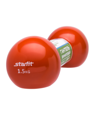 Гантель виниловая STARFIT DB-102 1,5кг