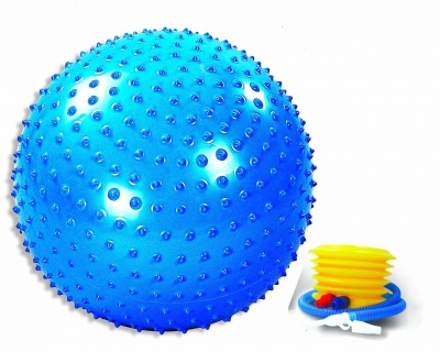 Мяч массажный с насосом Iron Body 1766EG-2 N/C 65см