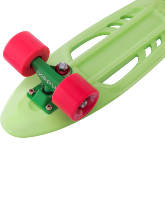 Скейтборд пластиковый RIDEX 22"х6" АВЕС-7,Greencie /Спортопт